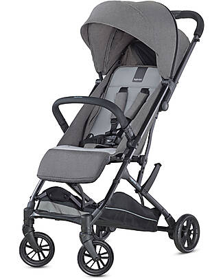 Inglesina Passeggino Sketch Nero - Grey - Versatile per la Massima Praticità Passeggini Leggeri