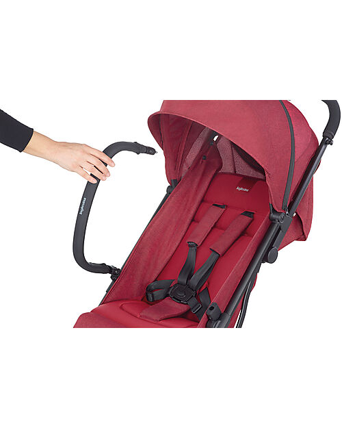 Inglesina Passeggino Sketch Nero - Rosso - Versatile per la Massima Praticità Passeggini Leggeri