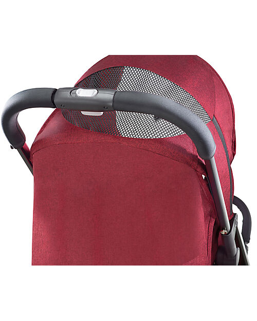 Inglesina Passeggino Sketch Nero - Rosso - Versatile per la Massima Praticità Passeggini Leggeri