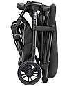 Inglesina Passeggino Sketch Nero - Total Black - Versatile per la Massima Praticità Passeggini Leggeri