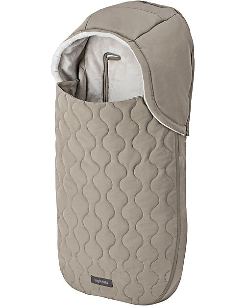 Inglesina Sacco Ovetto e Navicella Invernale - Medium Beige - 42x77 cm Passeggini Classici