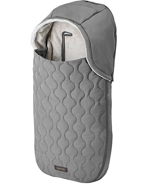 Inglesina Sacco Ovetto e Navicella Invernale - Uni Grey - 42x77 cm Passeggini Classici