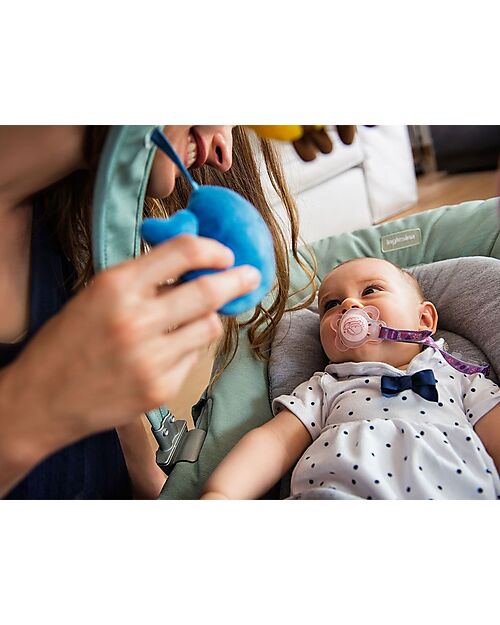 Inglesina Sdraietta Lounge - Mint - con Toy Bar tre Pupazzetti e Music Box tre Melodie Sdraiette_