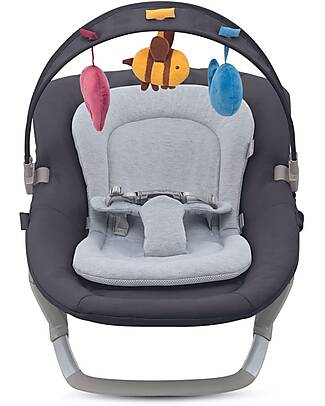 Inglesina Sdraietta Lounge - Pepper - con Toy Bar tre Pupazzetti e Music Box tre Melodie Sdraiette_