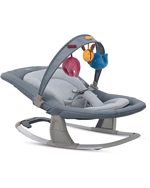 Inglesina Sdraietta Lounge - Sugar - con Toy Bar tre Pupazzetti e Music Box tre Melodie Sdraiette_