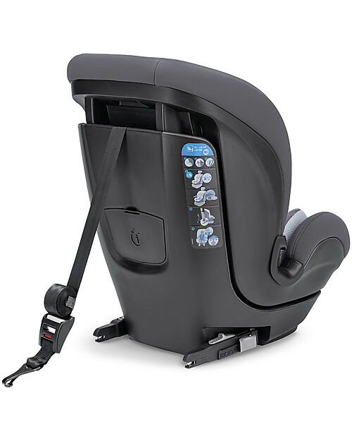 Inglesina Seggiolino Auto Caboto i-Size - Moon Grey - dai 15 Mesi Fino a 12 Anni Seggiolini Auto Gruppo 2/3