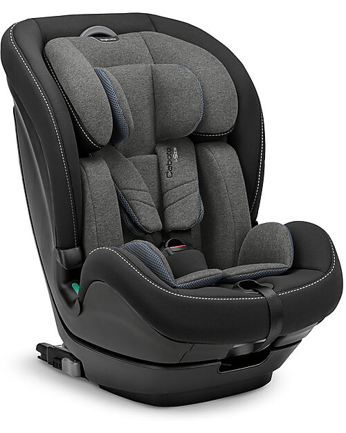 Inglesina Seggiolino Auto Caboto i-Size - Vulcan Black - dai 15 Mesi Fino a 12 Anni Accessori Seggiolini Auto