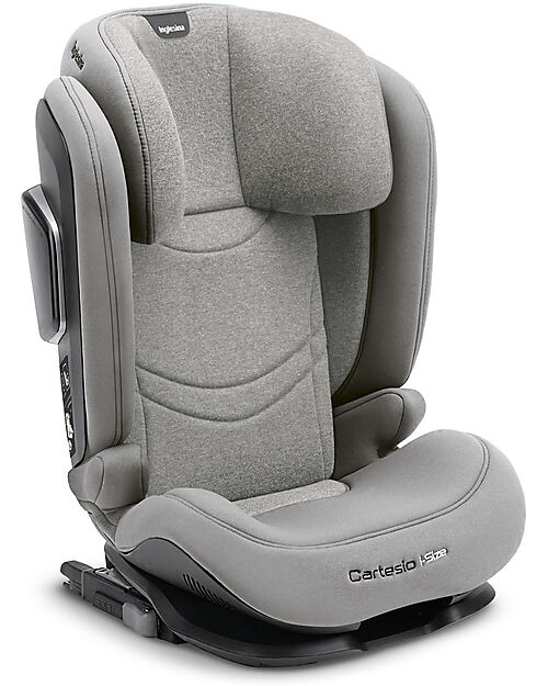 Inglesina Seggiolino Auto Cartesio i-Size - Moon Grey - da 3 fino a 12 Anni Seggiolini Auto Gruppo 1/2/3