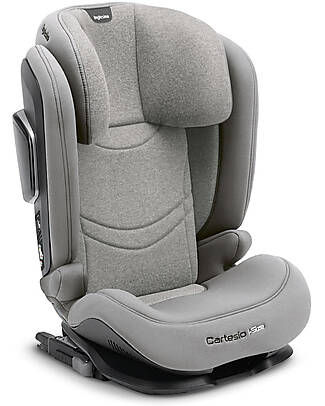 Inglesina Seggiolino Auto Cartesio i-Size - Moon Grey - da 3 fino a 12 Anni Seggiolini Auto Gruppo 2/3