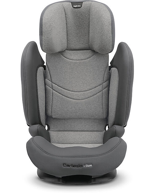Inglesina Seggiolino Auto Cartesio i-Size - Stone Grey - da 3 fino a 12 Anni Seggiolini Auto Gruppo 1/2/3