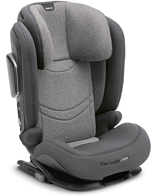 Inglesina Seggiolino Auto Cartesio i-Size - Stone Grey - da 3 fino a 12 Anni Seggiolini Auto Gruppo 2/3