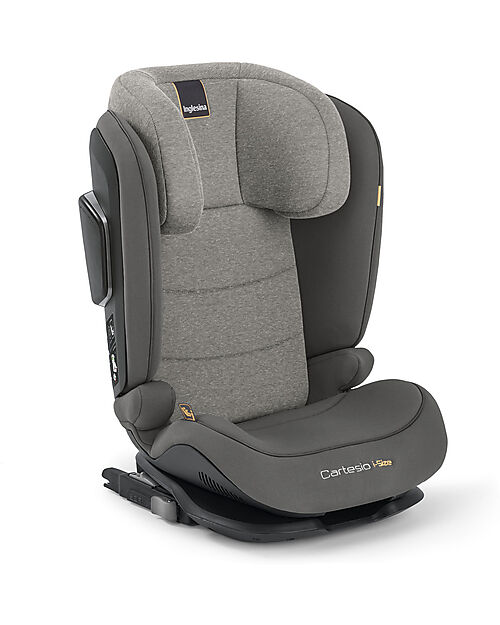 Inglesina Seggiolino Auto Cartesio i-Size - Stone Grey - dai 3 ai 12 Anni Seggiolini Auto Gruppo 2/3