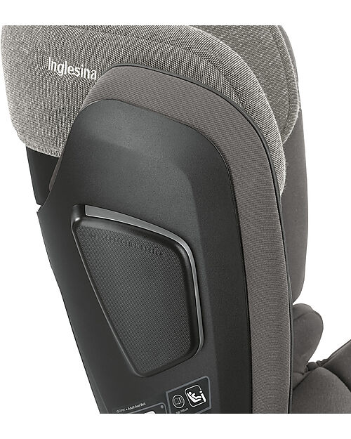Inglesina Seggiolino Auto Cartesio i-Size - Stone Grey - dai 3 ai 12 Anni Seggiolini Auto Gruppo 2/3