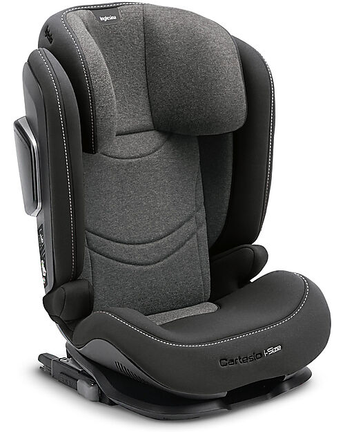 Inglesina Seggiolino Auto Cartesio i-Size - Vulcan Black - da 3 fino a 12 Anni Seggiolini Auto Gruppo 2/3
