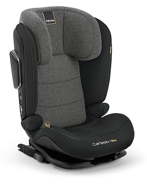 Inglesina Seggiolino Auto Cartesio i-Size - Vulcan Black - dai 3 ai 12 Anni Seggiolini Auto Gruppo 2/3