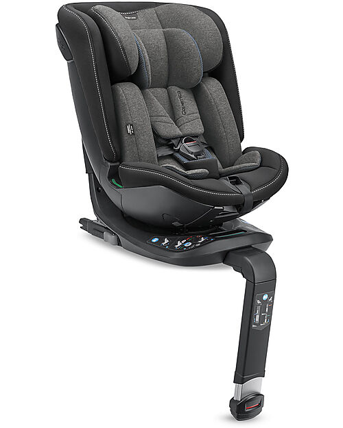Inglesina Seggiolino Auto Copernico - Vulcan Black - dalla nascita fino a 12 Anni Seggiolini Auto Gruppo 1/2/3