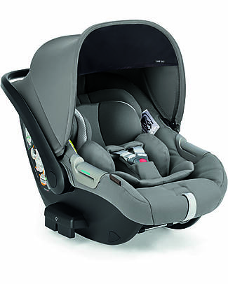 Inglesina Seggiolino Auto Darwin Infant i-Size - Aptica - Crystal Grey - dalla Nascita Fino ai 12 Mesi Passeggini Classici