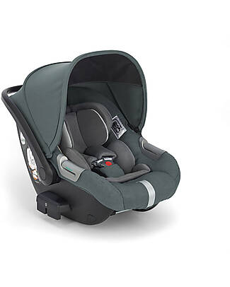 Inglesina Seggiolino Auto Darwin Infant i-Size - Aptica - Emerald Green - dalla Nascita Fino ai 12 Mesi Seggiolini Auto Gruppo 0+/1