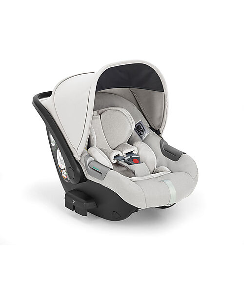 Inglesina Seggiolino Auto Darwin Infant i-Size - Aptica - Opal Ivory - dalla Nascita Fino ai 12 Mesi Seggiolini Auto Gruppo 0+/1