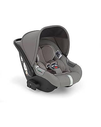 Inglesina Seggiolino Auto Darwin Infant i-Size - Aptica - Platinum Grey - dalla Nascita Fino ai 12 Mesi Seggiolini Auto Gruppo 0+/1