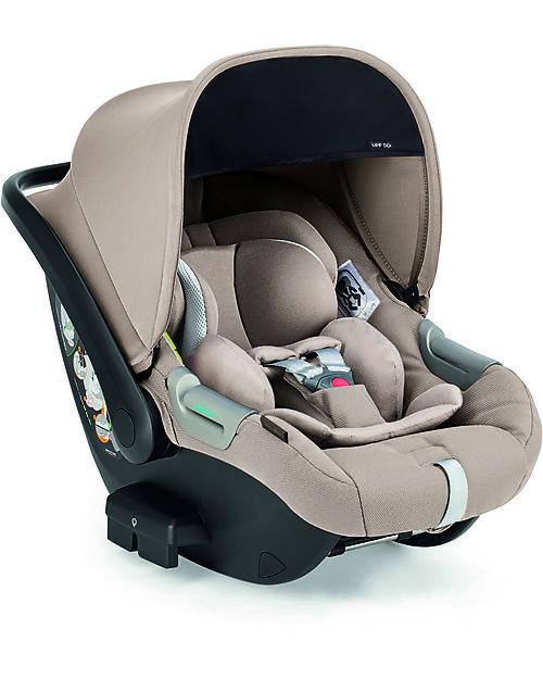 Inglesina Seggiolino Auto Darwin Infant i-Size - Aptica - Vicuna Beige - dalla Nascita Fino ai 12 Mesi Passeggini Classici