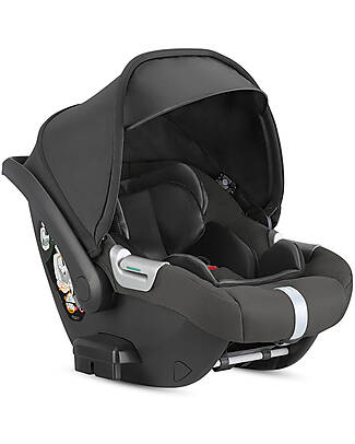 Inglesina Seggiolino Auto Darwin Infant i-Size - Aptica XT - Magnet Grey - dalla Nascita Fino ai 12 Mesi Seggiolini Auto Gruppo 0+/1