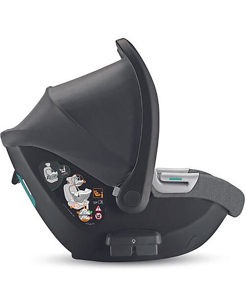 Inglesina Seggiolino Auto Darwin Infant i-Size - Aptica XT - Taiga Green - dalla Nascita Fino ai 12 Mesi Seggiolini Auto Gruppo 0+/1