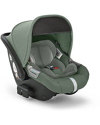 Inglesina Seggiolino Auto Darwin Infant i-Size - Electa - Murray Green - dalla Nascita Fino ai 12 Mesi Seggiolini Auto Gruppo 0+/1