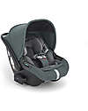 Inglesina Seggiolino Auto Darwin Infant Recline i-Size - Aptica - Emerald Green - dalla Nascita Fino ai 12 Mesi Seggiolini Auto Gruppo 0+/1