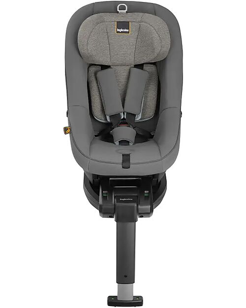 Inglesina Seggiolino Auto Darwin Next Stage i-Size - Stone Grey - dalla Nascita Fino ai 4 Anni Seggiolini Auto Gruppo 0+/1