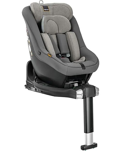 Inglesina Seggiolino Auto Darwin Next Stage i-Size - Stone Grey - dalla Nascita Fino ai 4 Anni Seggiolini Auto Gruppo 0+/1
