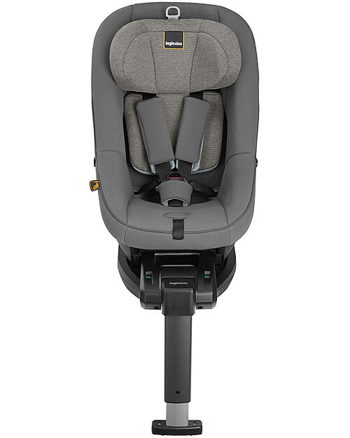 Inglesina Seggiolino Auto Darwin Next Stage i-Size - Stone Grey - dalla Nascita Fino ai 4 Anni Seggiolini Auto Gruppo 0+/1