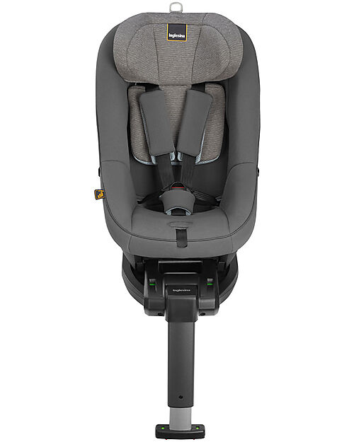 Inglesina Seggiolino Auto Darwin Next Stage i-Size - Stone Grey - dalla Nascita Fino ai 4 Anni Seggiolini Auto Gruppo 0+/1