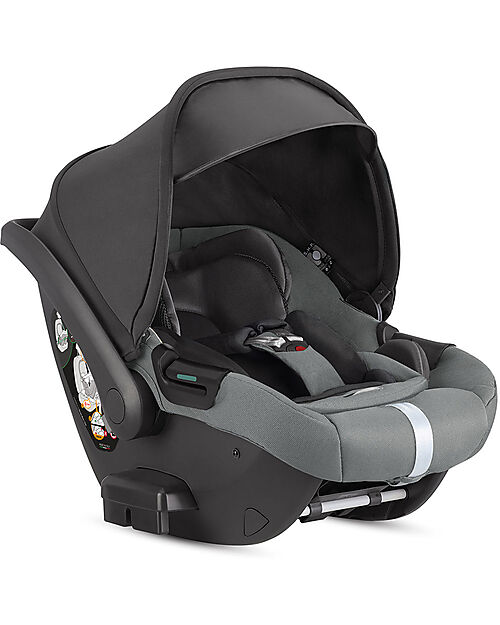 Inglesina Seggiolino Auto Darwin Reclinabile - Canyon Grey - dalla nascita fino a 12 mesi Seggiolini Auto Gruppo 0+/1