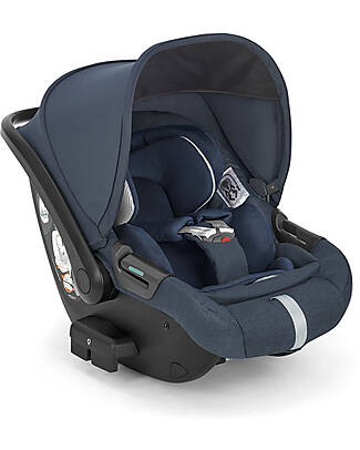 Inglesina Seggiolino Auto Darwin Reclinabile - Resort Blue- dalla nascita fino a 12 mesi Seggiolini Auto Gruppo 0+/1