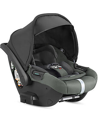 Inglesina Seggiolino Auto Darwin Reclinabile - Taiga Green - dalla nascita fino a 12 mesi Seggiolini Auto Gruppo 0+/1