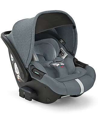 Inglesina Seggiolino Auto Darwin Reclinabile - Union Grey - dalla nascita fino a 12 mesi Seggiolini Auto Gruppo 0+/1