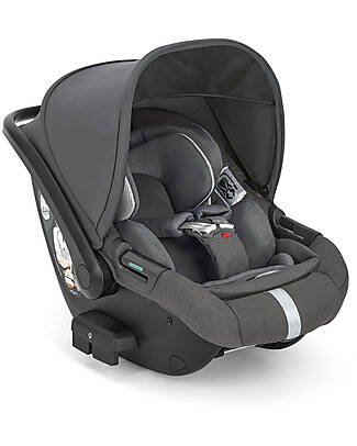 Inglesina Seggiolino Auto Darwin Reclinabile - Velvet Grey - dalla nascita fino a 12 mesi Seggiolini Auto Gruppo 0+/1
