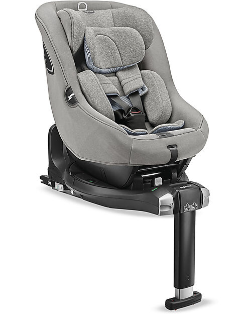 Inglesina Seggiolino Auto Marco Polo - Moon Grey - Rotazione a 360° - dalla Nascita Fino a 4 Anni Seggiolini Auto Gruppo 1/2/3