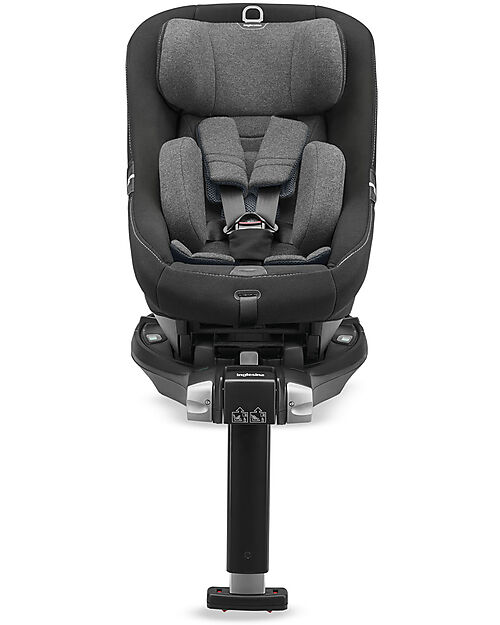 Inglesina Seggiolino Auto Marco Polo - Moon Grey - Rotazione a 360° - dalla Nascita Fino a 4 Anni Seggiolini Auto Gruppo 1/2/3