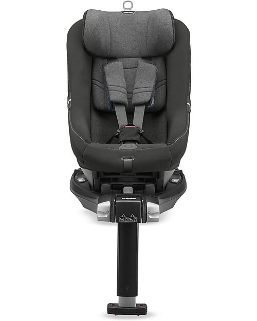 Inglesina Seggiolino Auto Marco Polo - Moon Grey - Rotazione a 360° - dalla Nascita Fino a 4 Anni Seggiolini Auto Gruppo 1/2/3