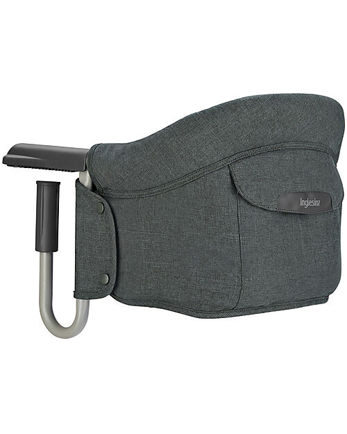 Inglesina Seggiolino da Tavolo Fast - Charcoal Grey - Facile da trasportare Seggioloni Pappa