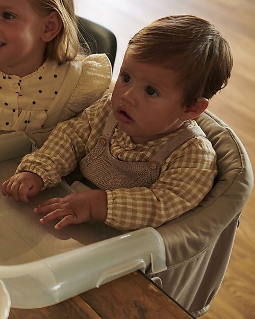 Inglesina Seggiolino da Tavolo Fast - Crema - Facilmente Trasportabile Seggioloni Pappa