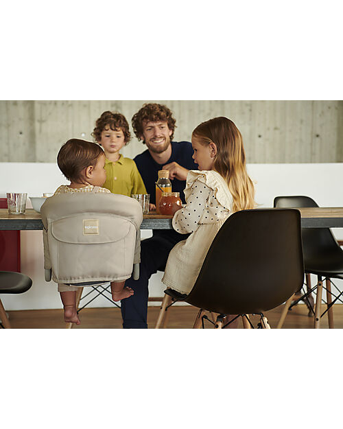 Inglesina Seggiolino da Tavolo Fast - Crema - Facilmente Trasportabile Seggioloni Pappa