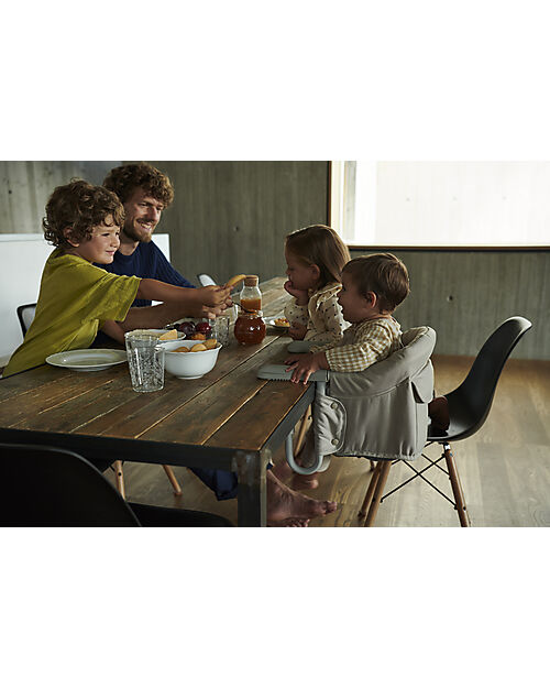 Inglesina Seggiolino da Tavolo Fast - Crema - Facilmente Trasportabile Seggioloni Pappa