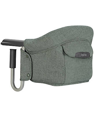 Inglesina Seggiolino da Tavolo Fast - Pine Green - Facile da trasportare Seggioloni Pappa