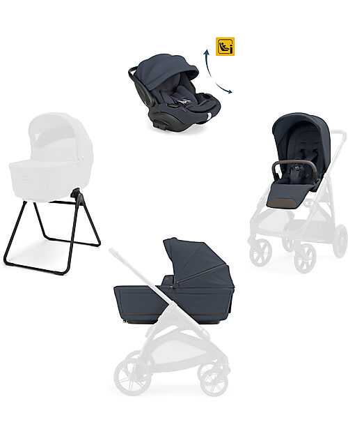 Inglesina System Quattro Aptica Darwin Recline EVO - Sapphire Blue Passeggini Classici