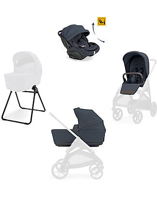 Inglesina System Quattro Aptica Darwin Recline EVO - Sapphire Blue Passeggini Classici