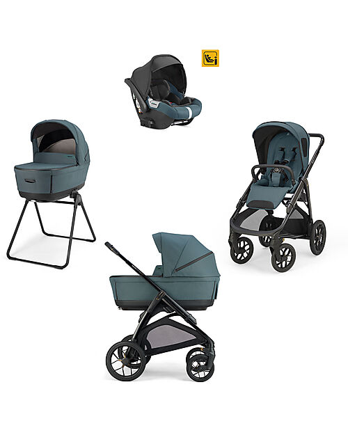 Inglesina System Quattro Aptica XT Darwin Himalaya Blue + Telaio Nero Passeggini Classici
