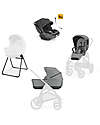 Inglesina System Quattro Aptica XT Darwin Recline EVO - Canyon Grey Passeggini Classici